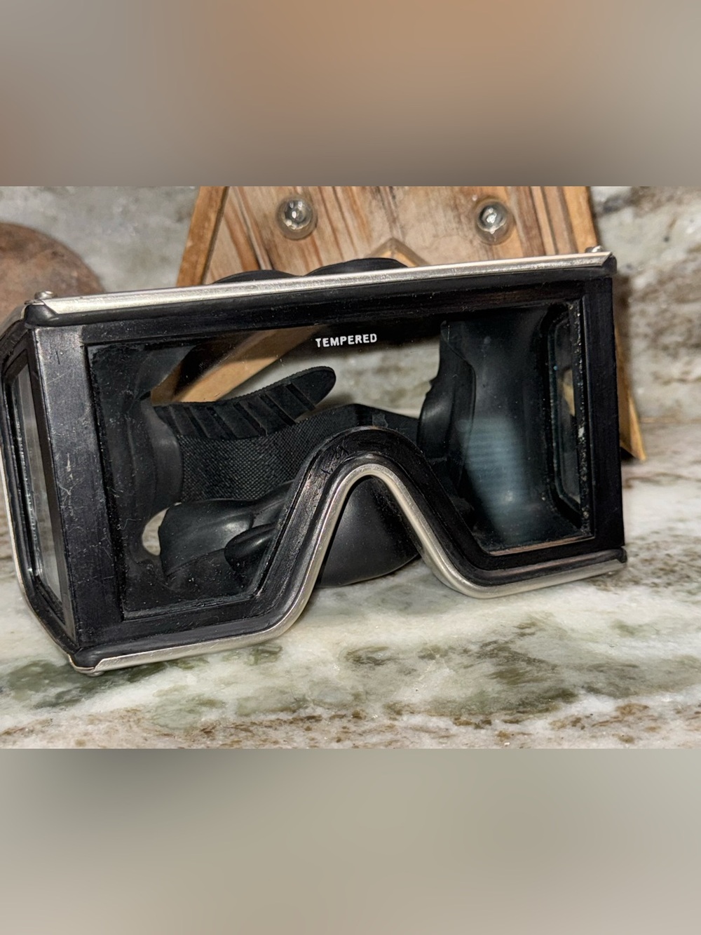 Vintage Italian Industrial Safety Goggles Steampunk Style